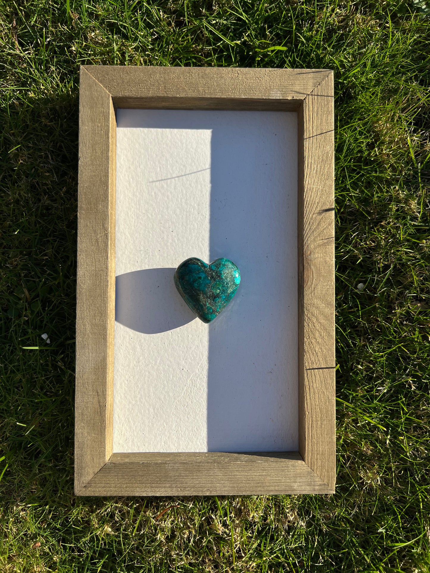 Chrysocolla Heart