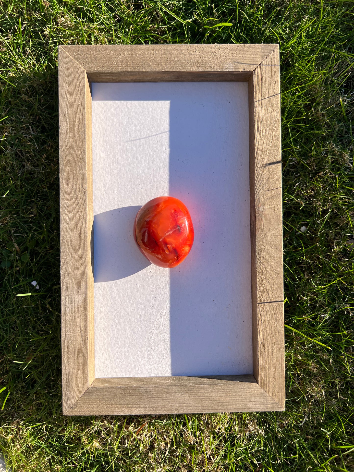 Carnelian Palm Stone