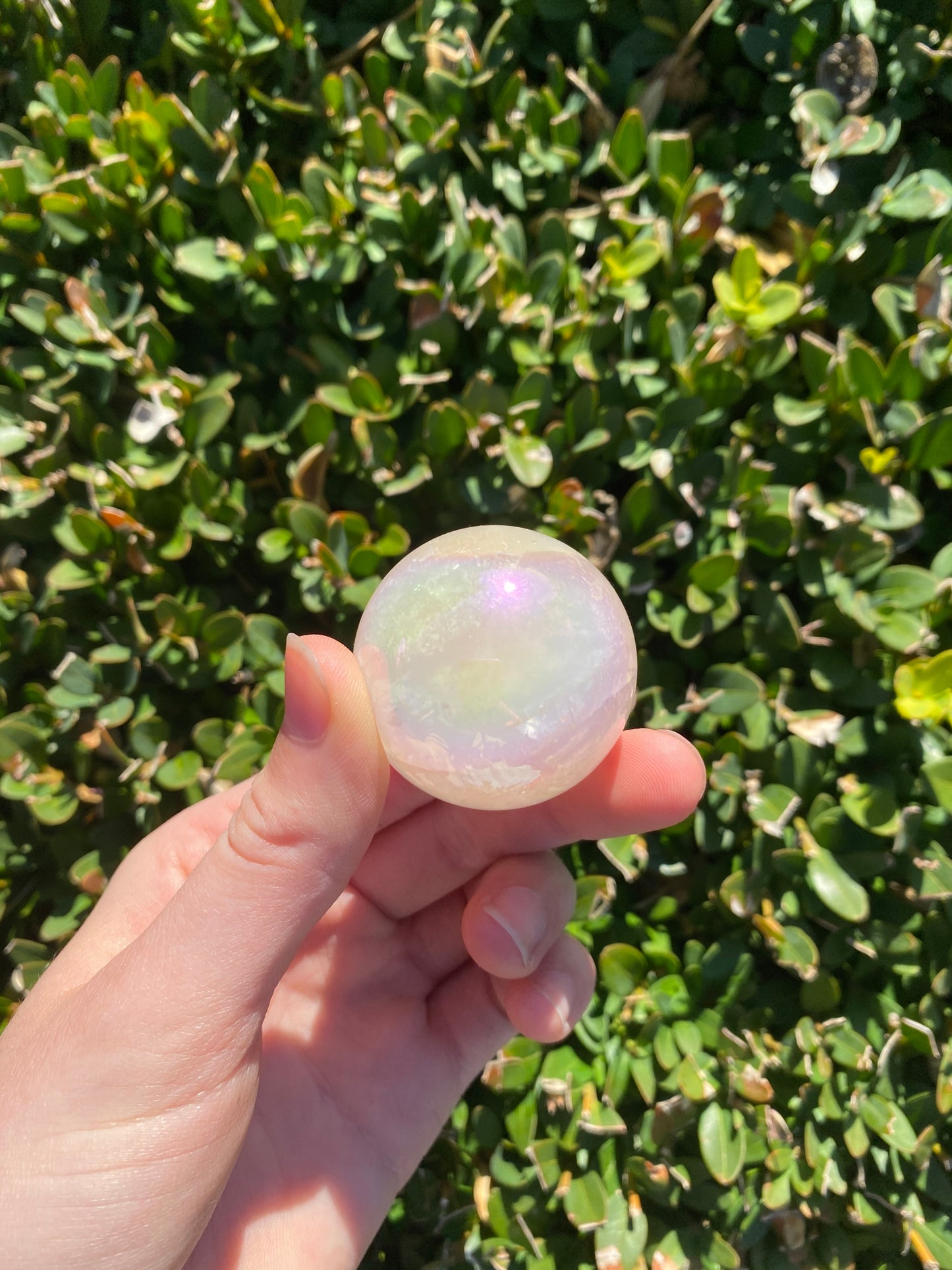 Angel Aura Rose Quartz Sphere