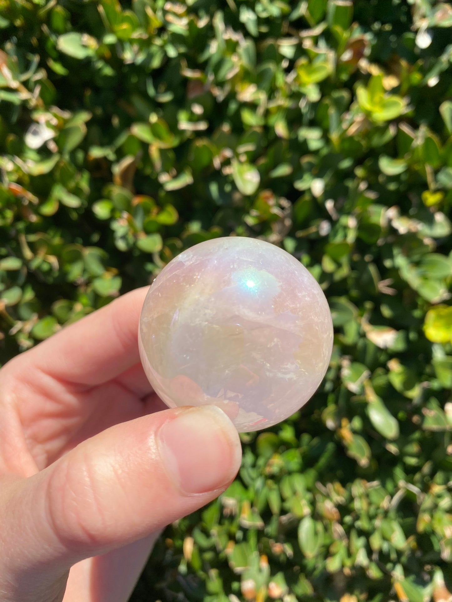 Angel Aura Rose Quartz Sphere