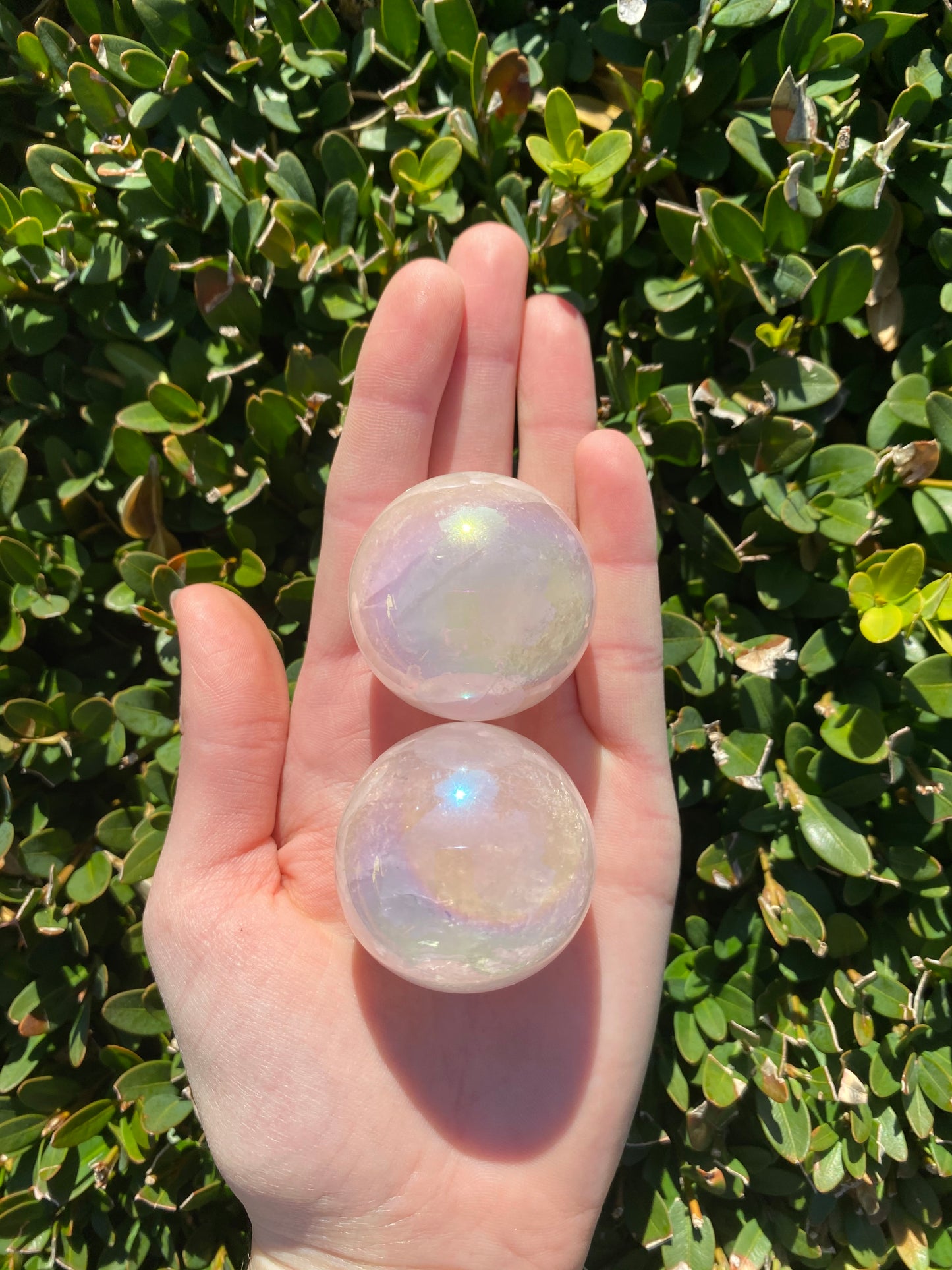 Angel Aura Rose Quartz Sphere