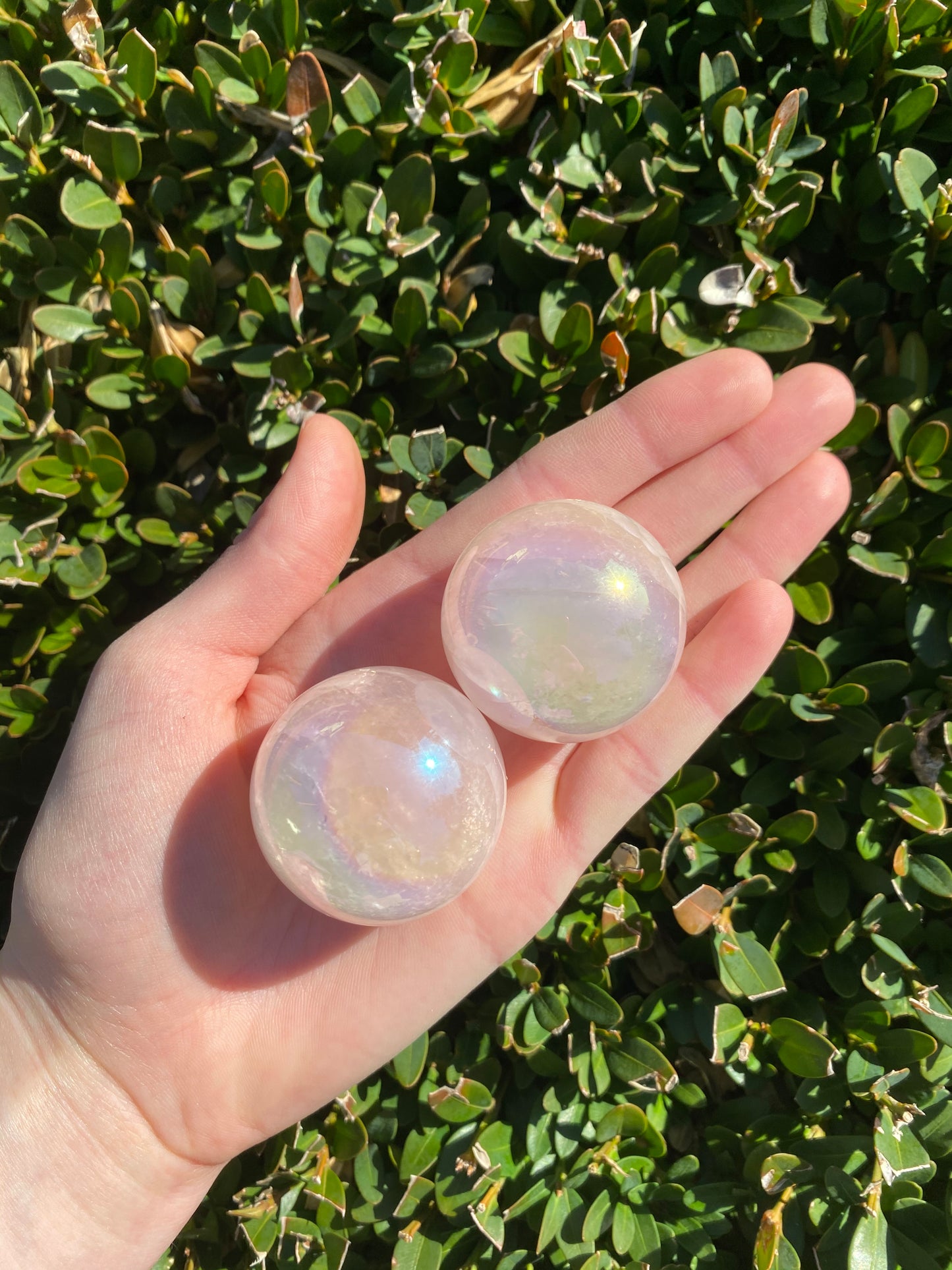 Angel Aura Rose Quartz Sphere