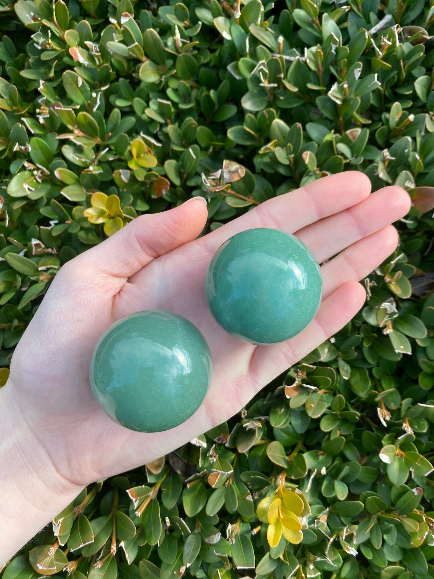 Green Aventurine Spheres