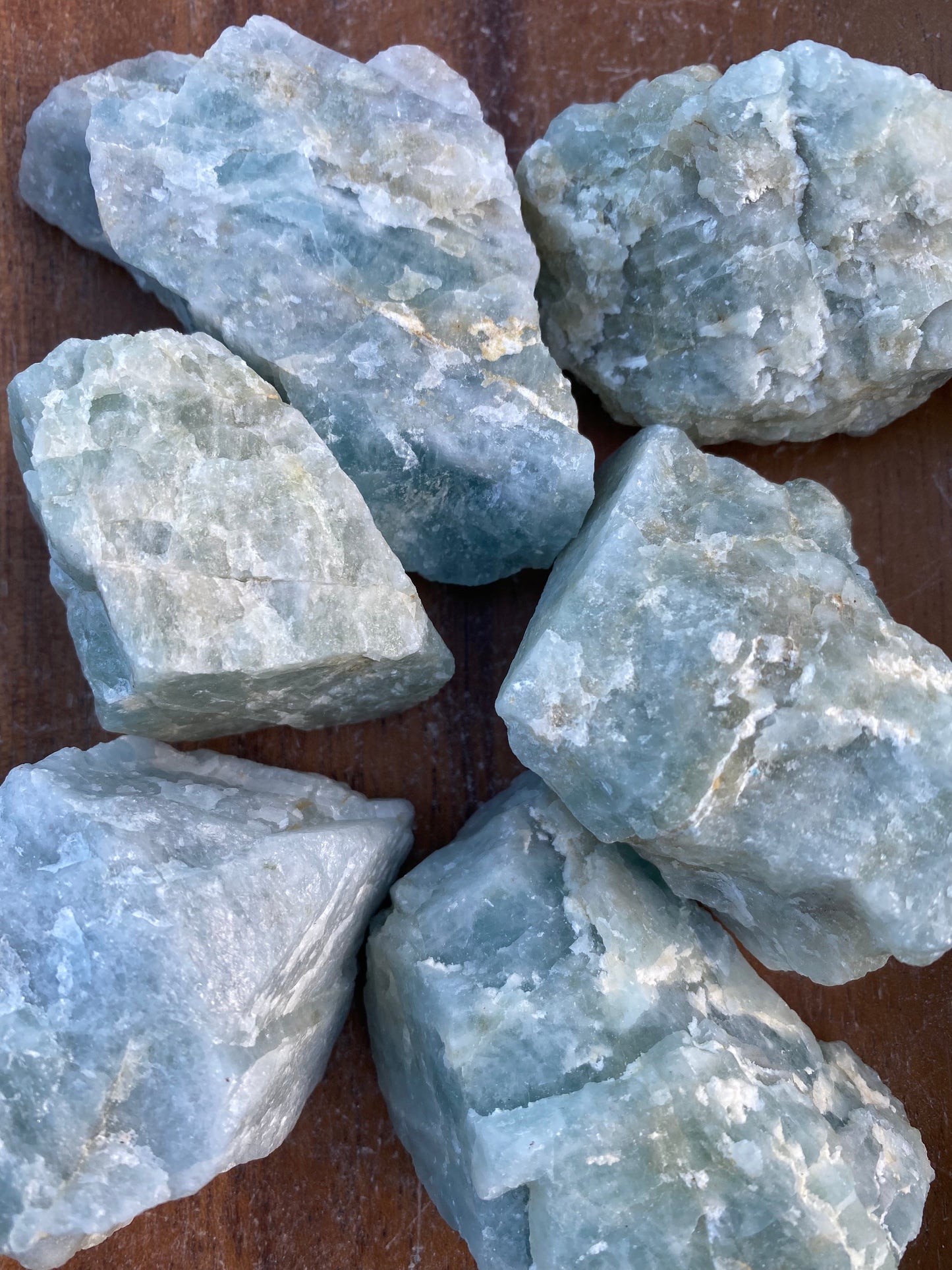 Aquamarine Raw Pieces