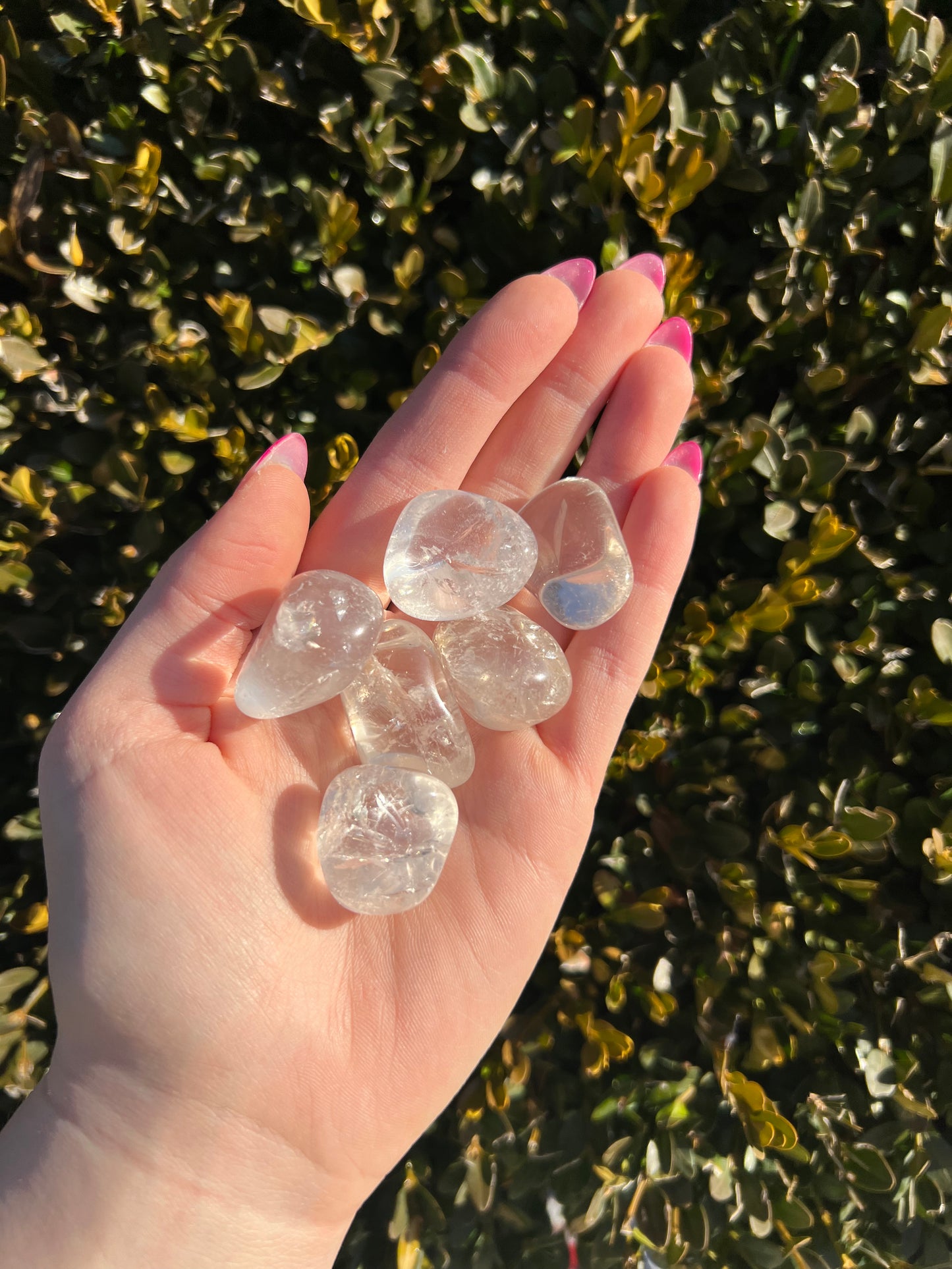 Clear Quartz Tumbles