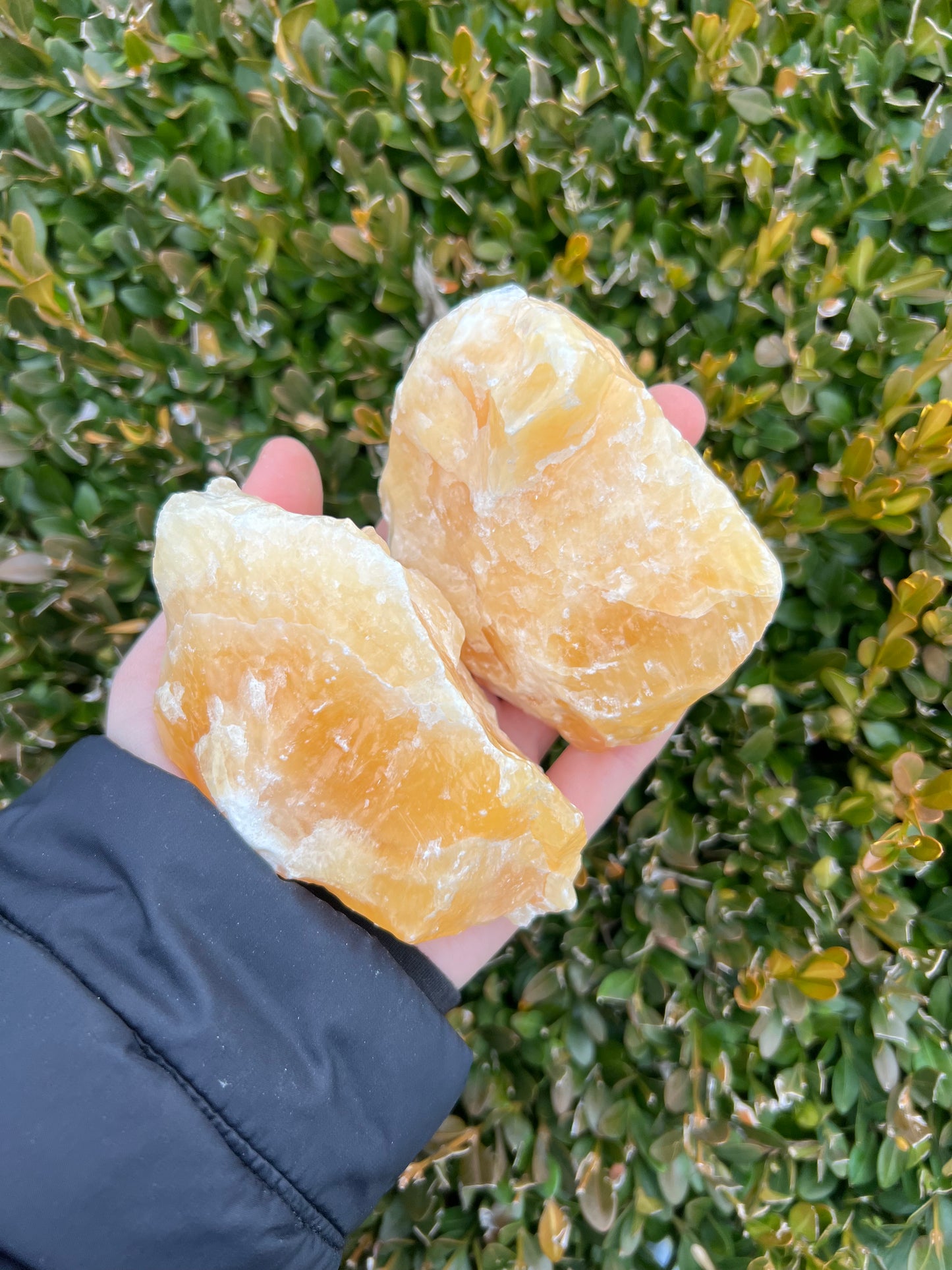 Orange Calcite Large Raw pieces