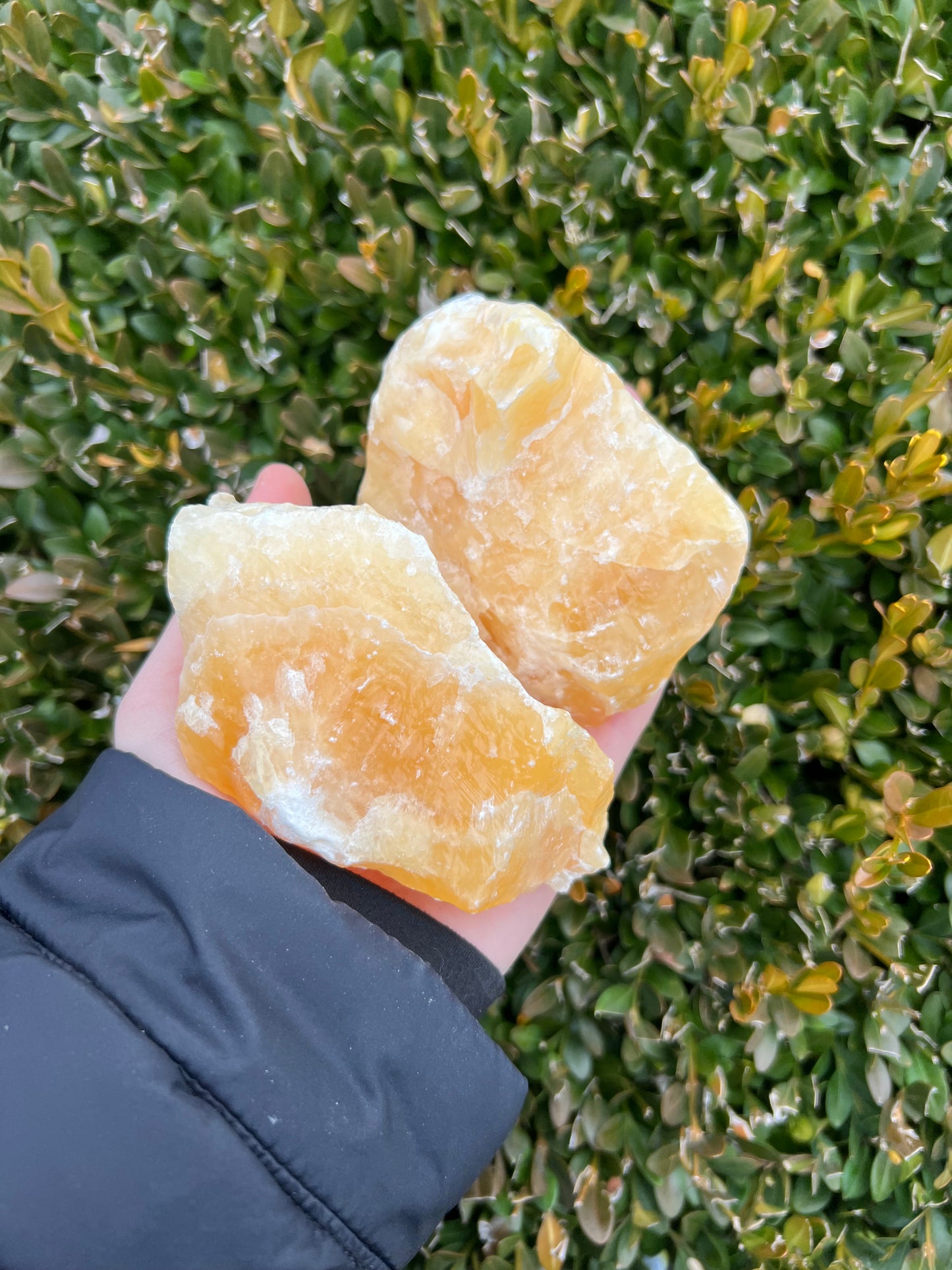 Orange Calcite Large Raw pieces