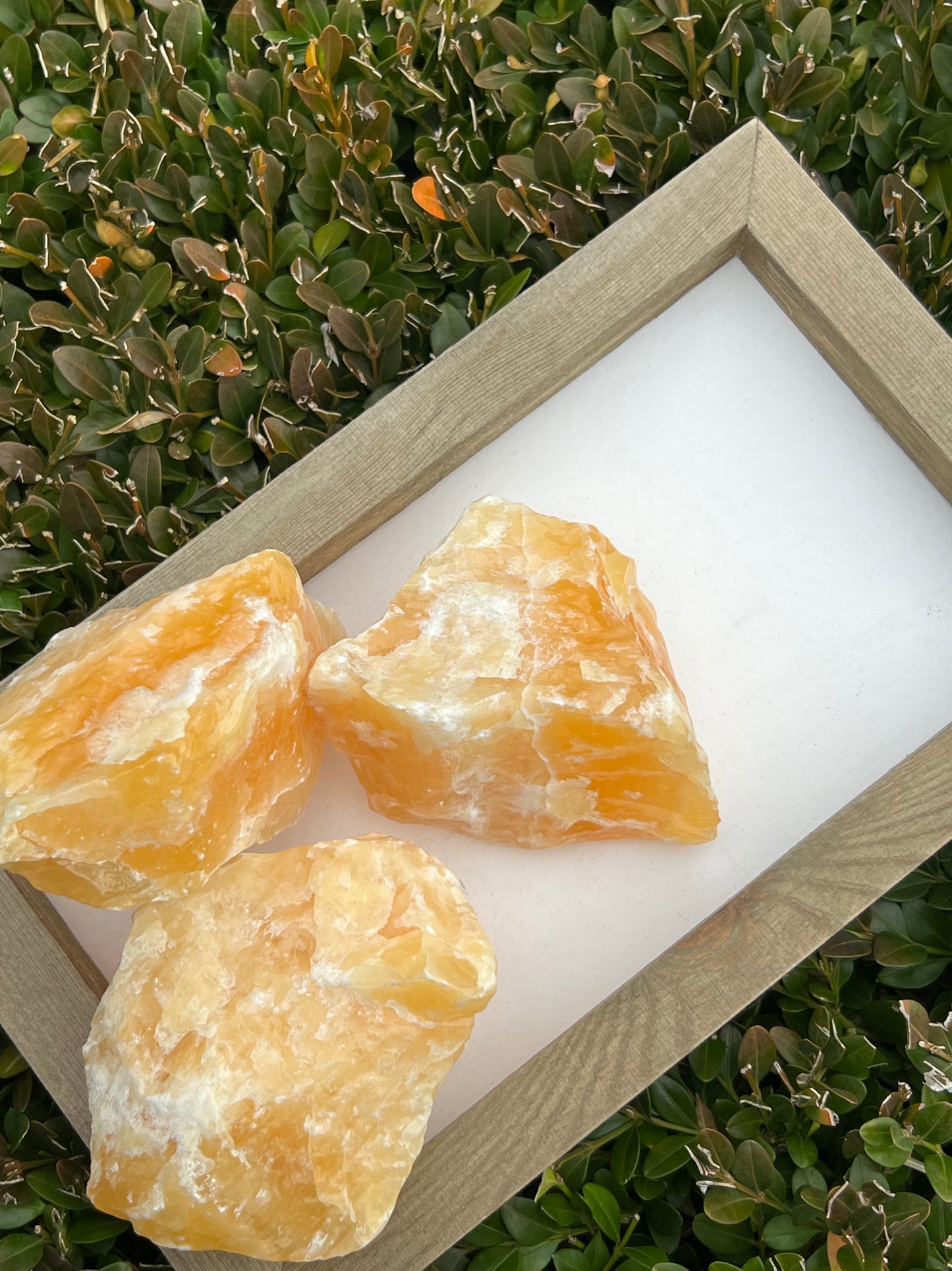 Orange Calcite Large Raw pieces