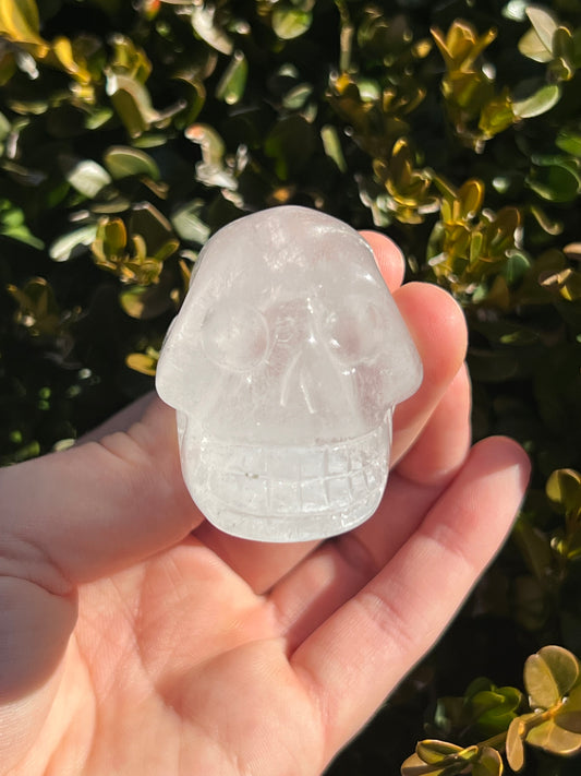 Clear Quartz Skulls