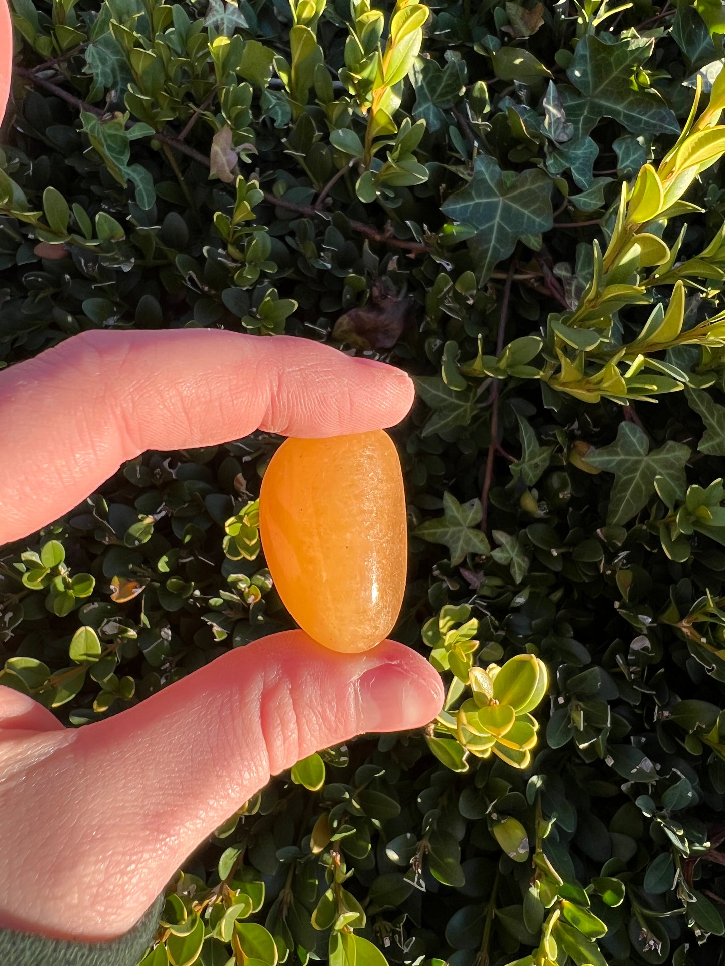 Orange Calcite Tumbles