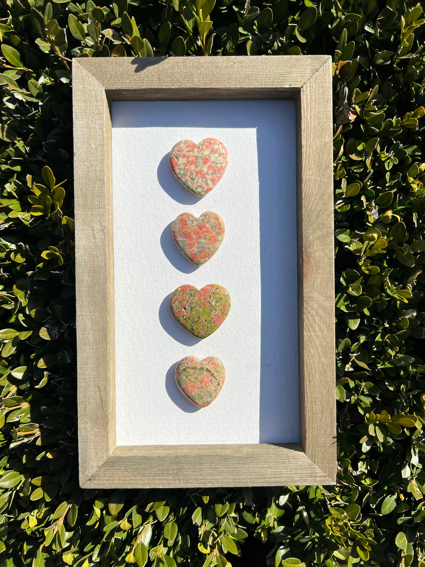 Unakite Hearts