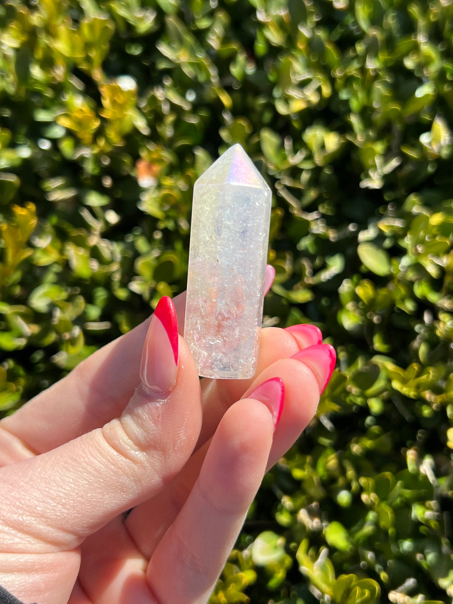 Angel Aura Clear Quartz points