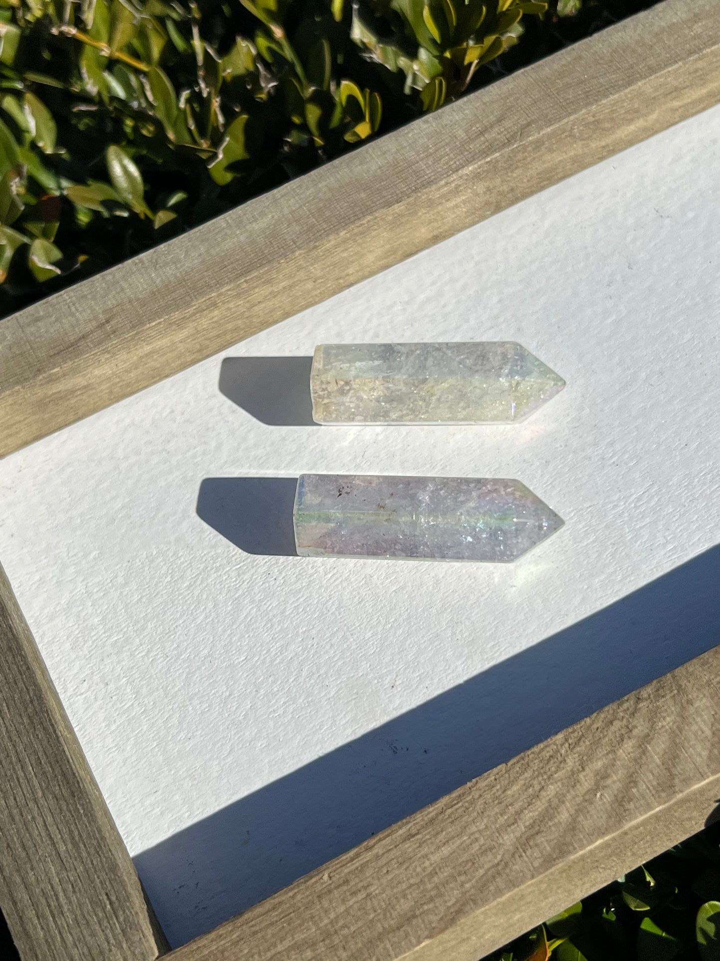 Angel Aura Clear Quartz points