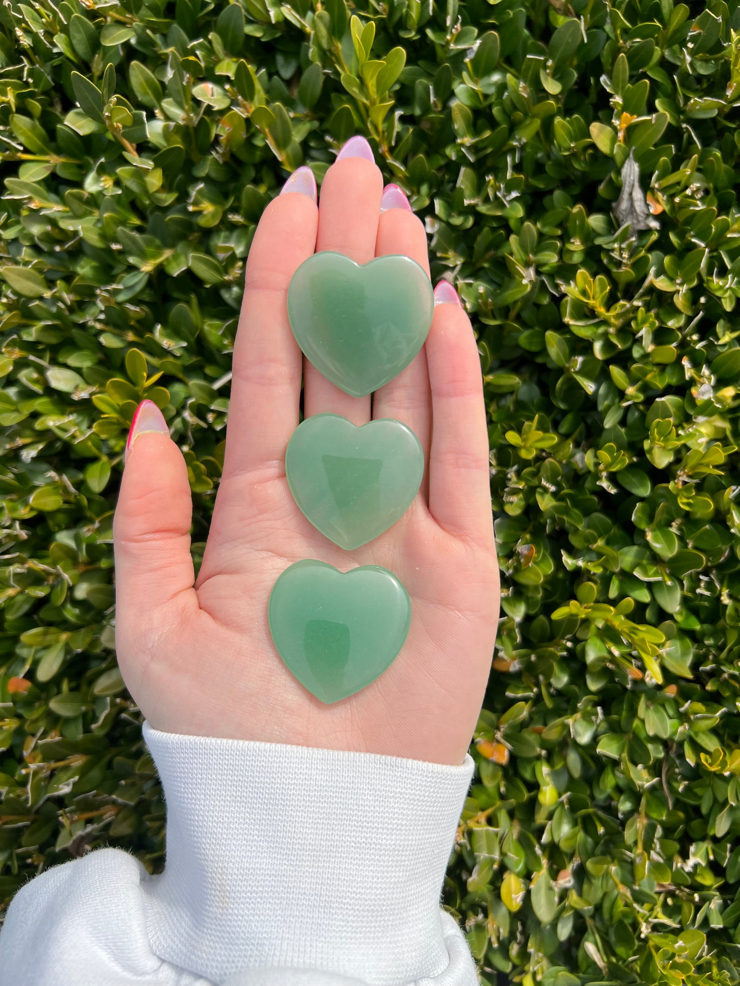 Green Aventurine heart