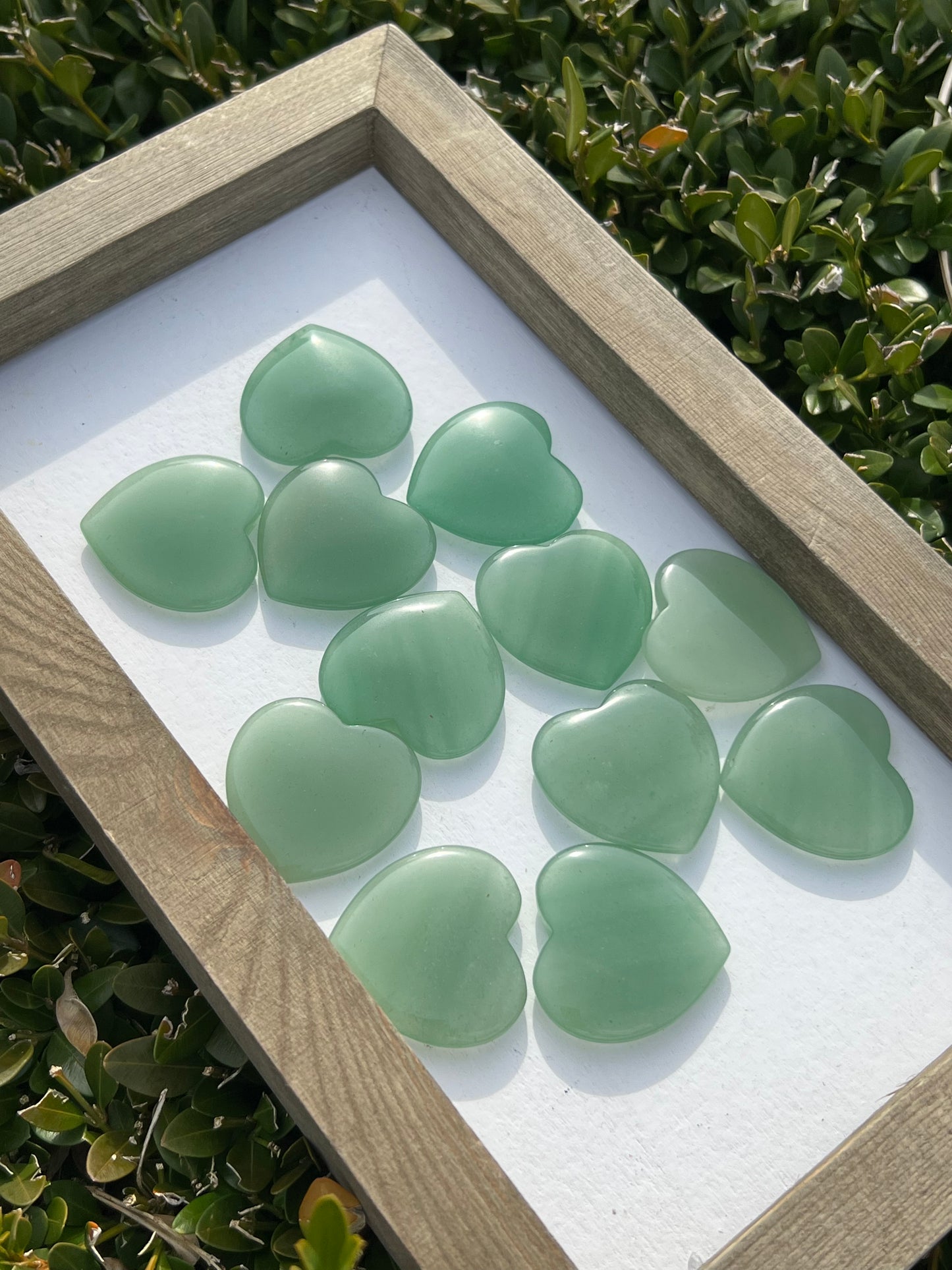 Green Aventurine heart