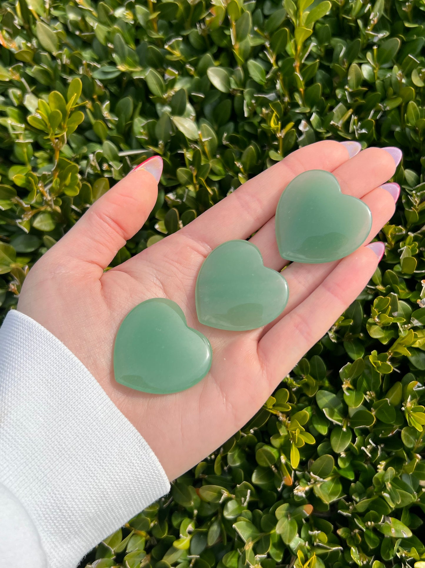 Green Aventurine heart