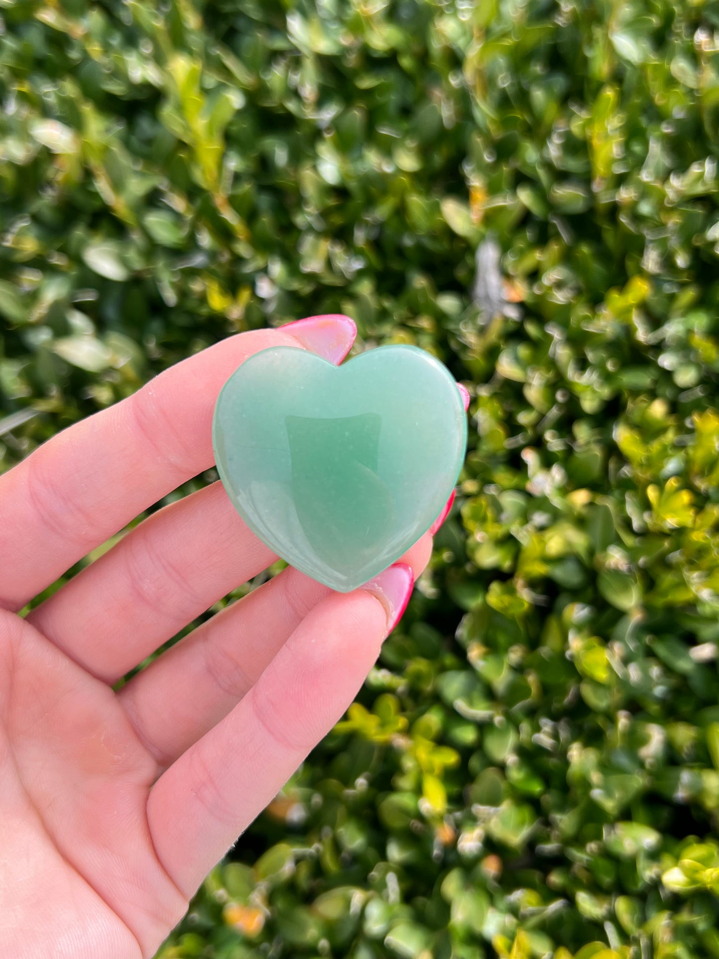 Green Aventurine heart